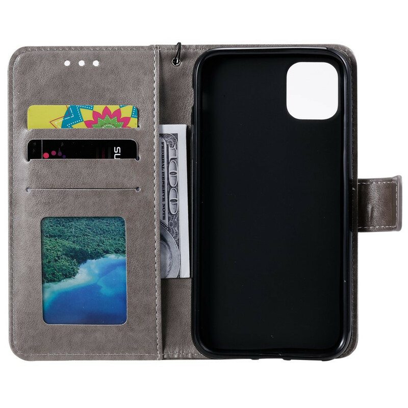 Flip Case iPhone 11 Suojaketju Kuori Lanyard Daydream