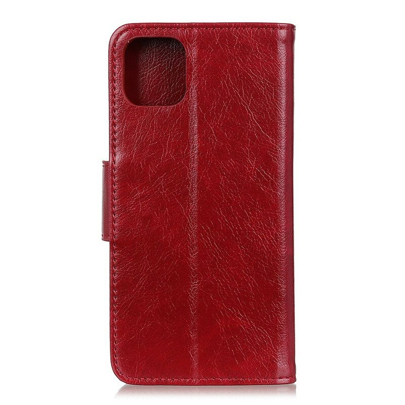 Kotelot iPhone 11 Halkaistu Nappan Nahka