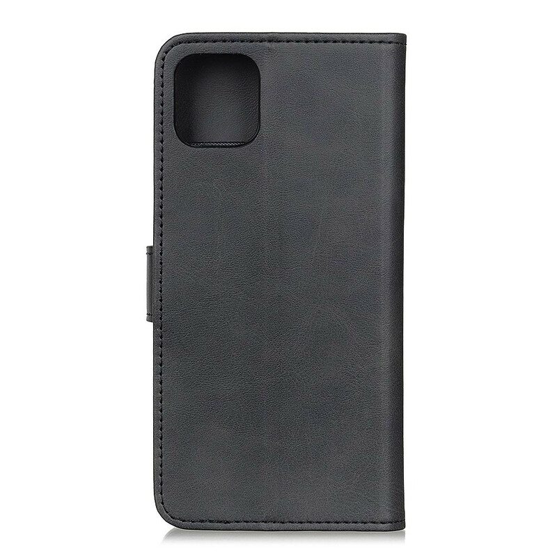 Kotelot iPhone 11 Retro Mattanahkaefekti