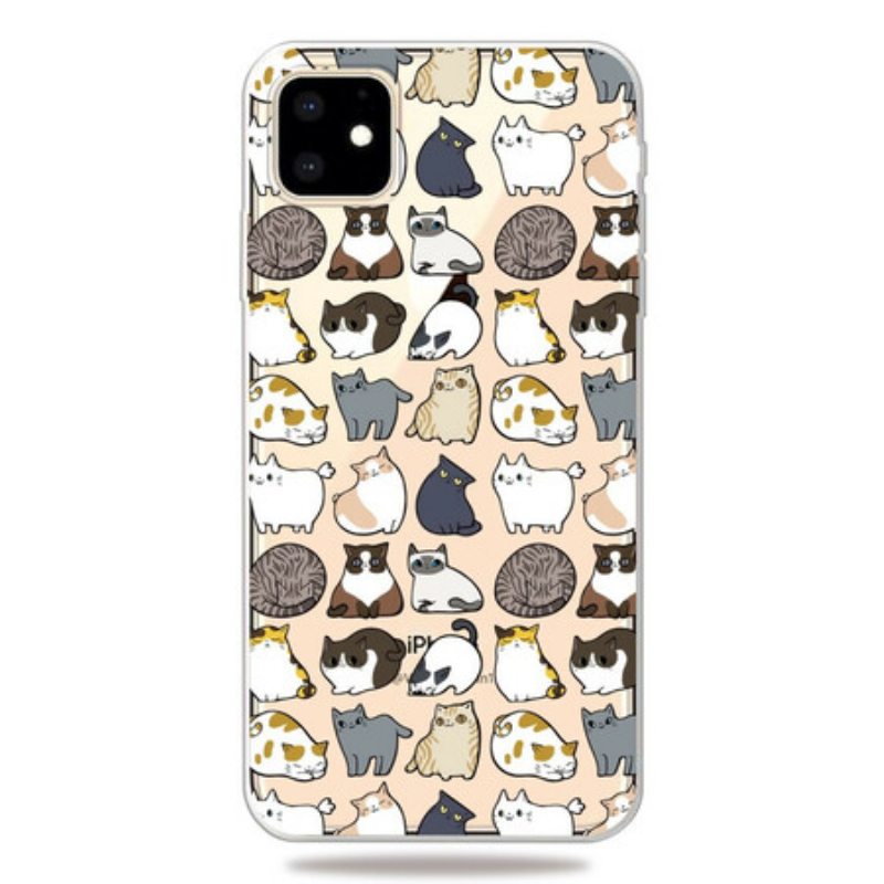 Kuori iPhone 11 Huippu Kissat
