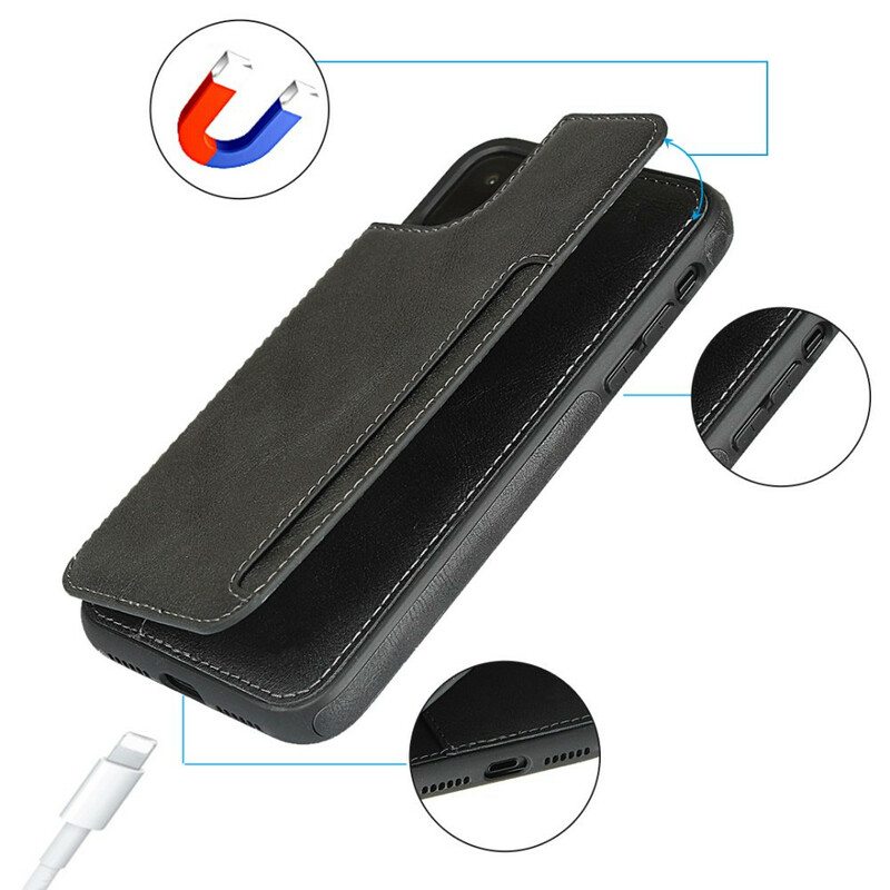 Kuori iPhone 11 Korttitelineen Teline Ja Kaulanauha