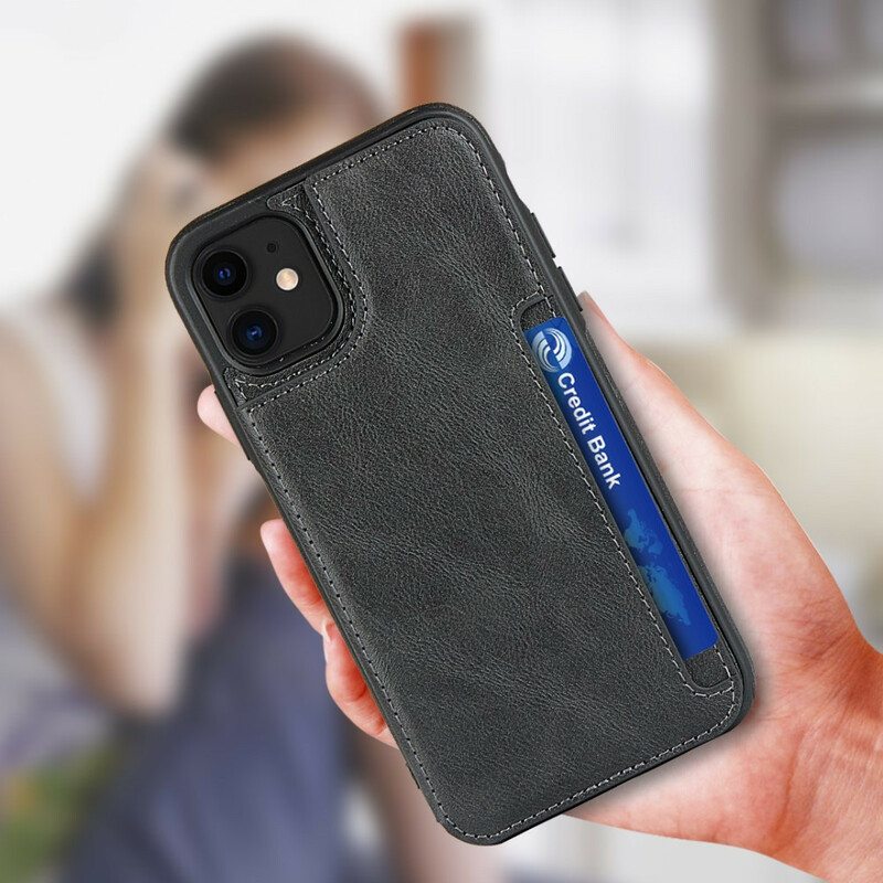 Kuori iPhone 11 Korttitelineen Teline Ja Kaulanauha