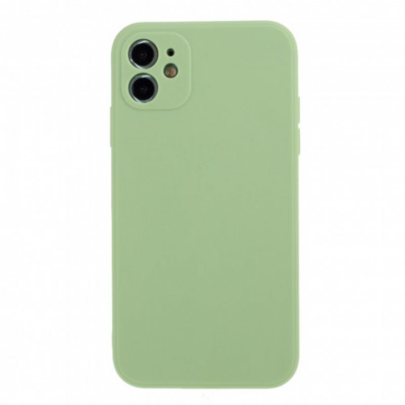 Kuori iPhone 11 Silikonimatto Puhdas Väri