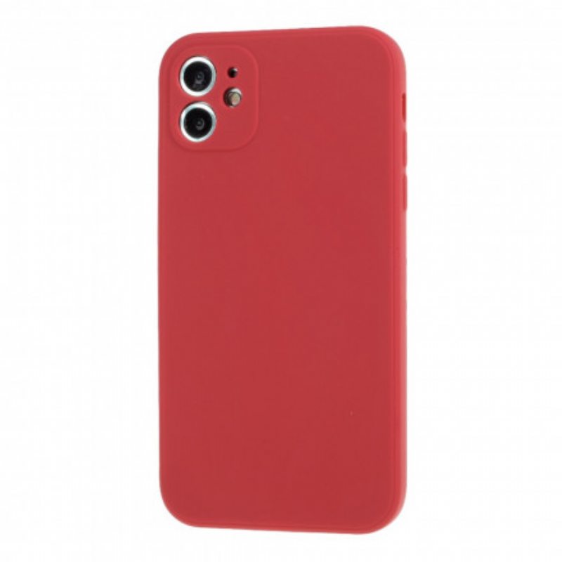 Kuori iPhone 11 Silikonimatto Puhdas Väri