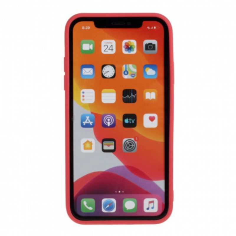 Kuori iPhone 11 Silikonimatto Puhdas Väri