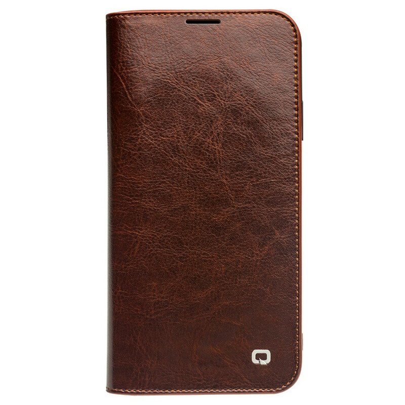 Puhelinkuoret iPhone 11 Kotelot Flip Aito Qialino Nahka