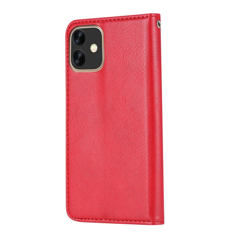 Puhelinkuoret iPhone 11 Kotelot Flip Keinonahkainen Korttikotelo