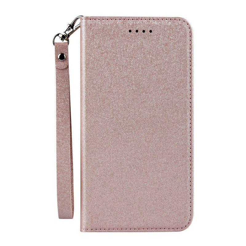Puhelinkuoret iPhone 11 Kotelot Flip Pehmeä Nahkatyyli Hihnalla