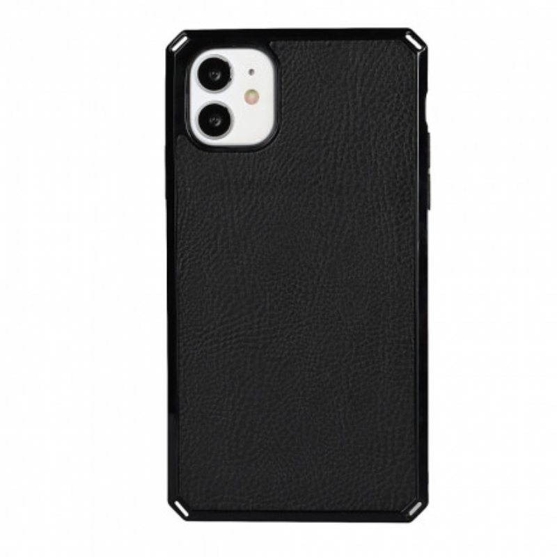Puhelinkuoret iPhone 11 Suojaketju Kuori Kotelot Flip Aito Litchi-nahkahihna