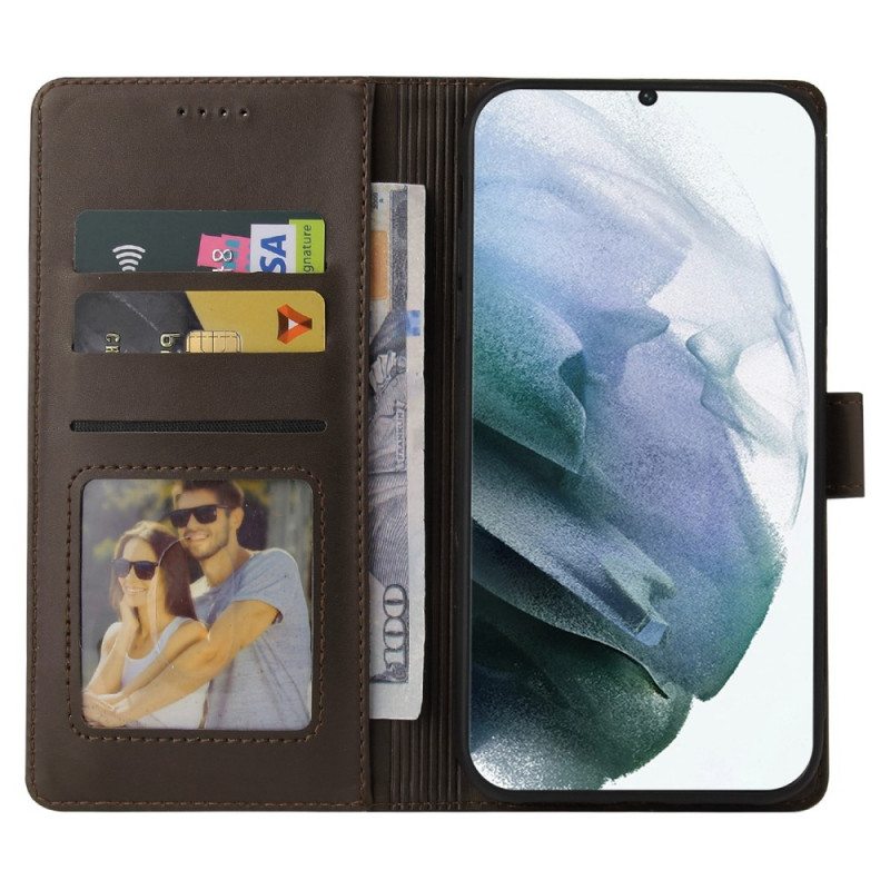 Flip Case Samsung Galaxy S22 Ultra 5G Nahkaefekti Gq.utrobe