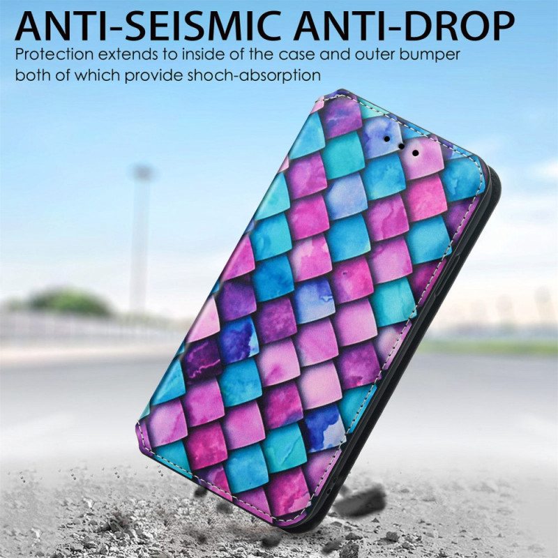Puhelinkuoret Samsung Galaxy S22 Ultra 5G Kotelot Flip Caseno Rfid -suunnittelu