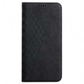 Puhelinkuoret Samsung Galaxy S22 Ultra 5G Kotelot Flip Geo-nahkaefekti