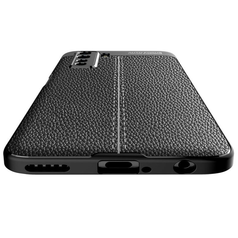Case Huawei P40 Lite 5G Litsi-nahan Rakenne