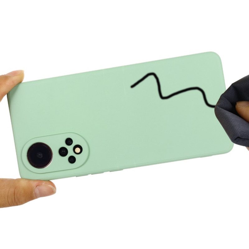Kuori Huawei Nova 9 Nestemäinen Silikoni Kaulanauhalla