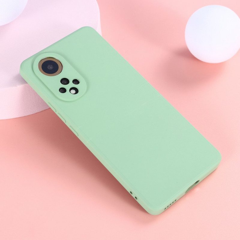 Kuori Huawei Nova 9 Nestemäinen Silikoni Kaulanauhalla