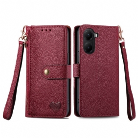 Kotelot Poco X7 Pro 5g Rfid-suojattu Sydänkuvio Suojakuori