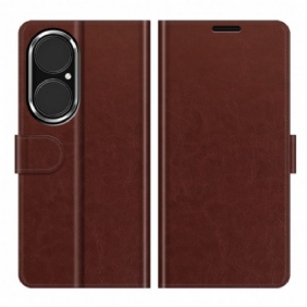 Kotelot Huawei P50 Tyylikäs Nahkasuunnittelu