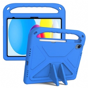 Kuori iPad (2025) Kannettava Kahva Ja Kokoontaitettava Jalusta Suojakuori