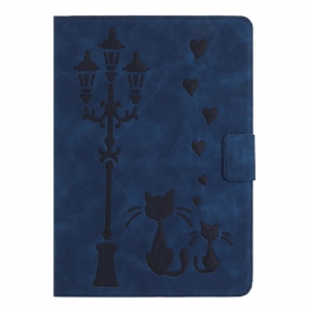 Nahkakotelo iPad (2025) Kissakuvio