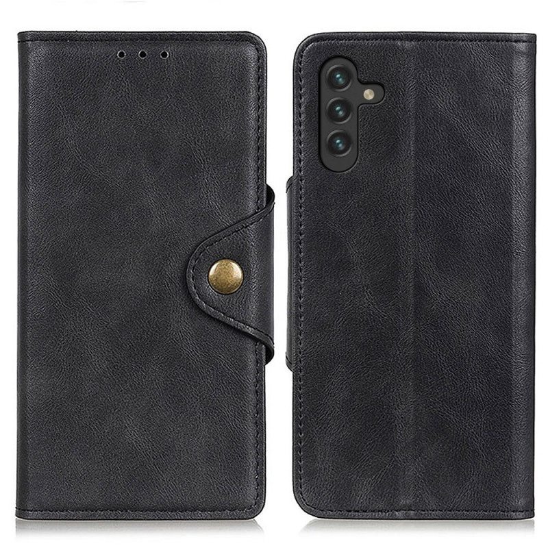 Kotelot Samsung Galaxy A13 5G / A04s Keinonahkainen Nappi