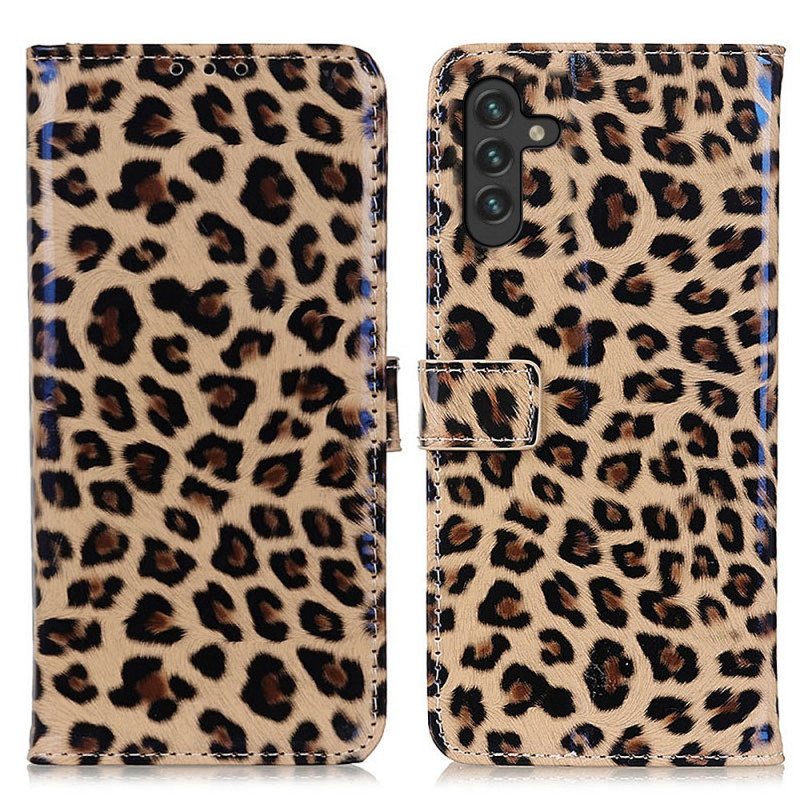 Kotelot Samsung Galaxy A13 5G / A04s Leopardi