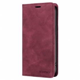 Nahkakotelo Oppo Reno 12 5g Puhelinkuoret Betopnice Suede Effect Rfid-esto