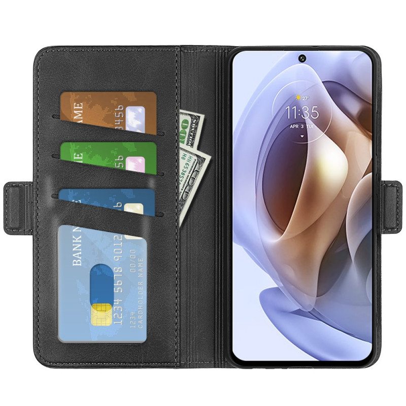 Kotelot Moto G41 / G31 Kaksoisläppä