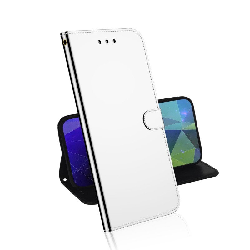 Kotelot Moto G41 / G31 Keinonahkainen Peilin Kansi