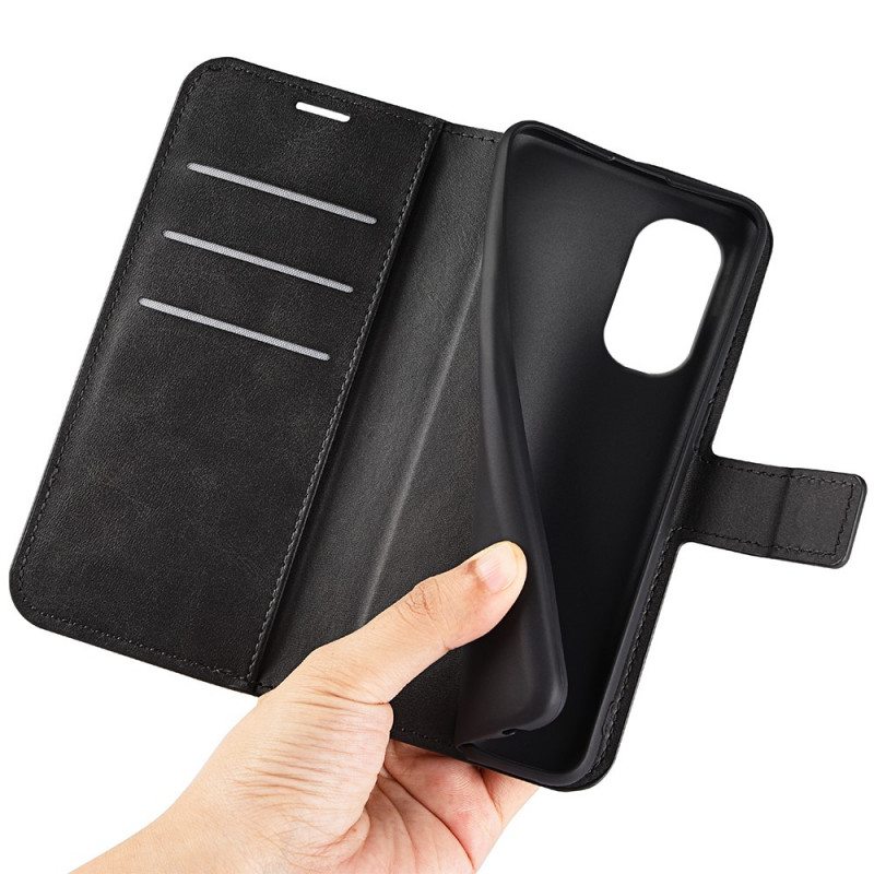 Kotelot Moto G41 / G31 Ohut Extreme Leather -efekti