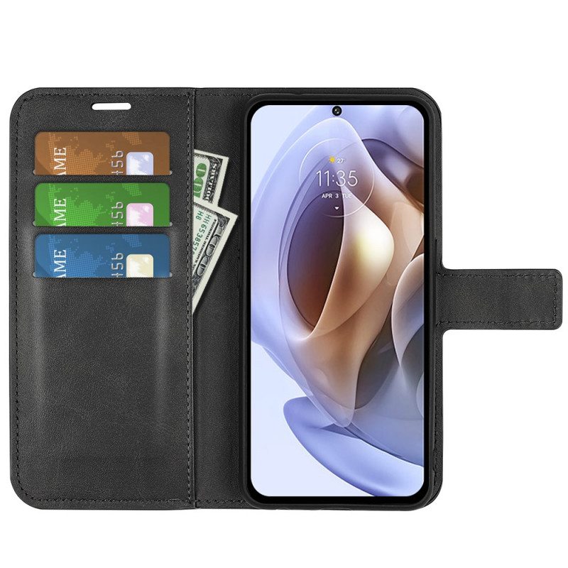 Kotelot Moto G41 / G31 Ohut Extreme Leather -efekti