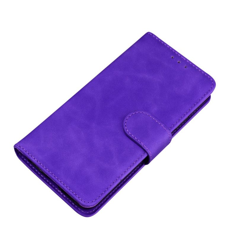 Kotelot Moto G41 / G31 Yksivärinen Nahkaefekti