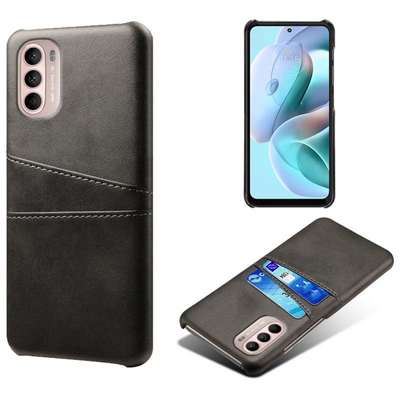 Kuori Moto G41 / G31 Ksq-korttikotelo