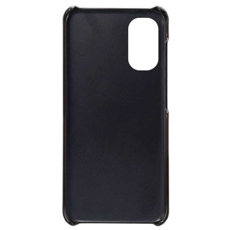 Kuori Moto G41 / G31 Ksq-korttikotelo
