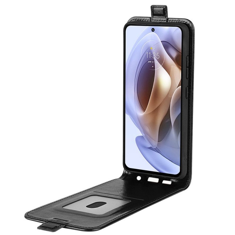 Nahkakotelo Moto G41 / G31 Kotelot Flip Taitettava Retro