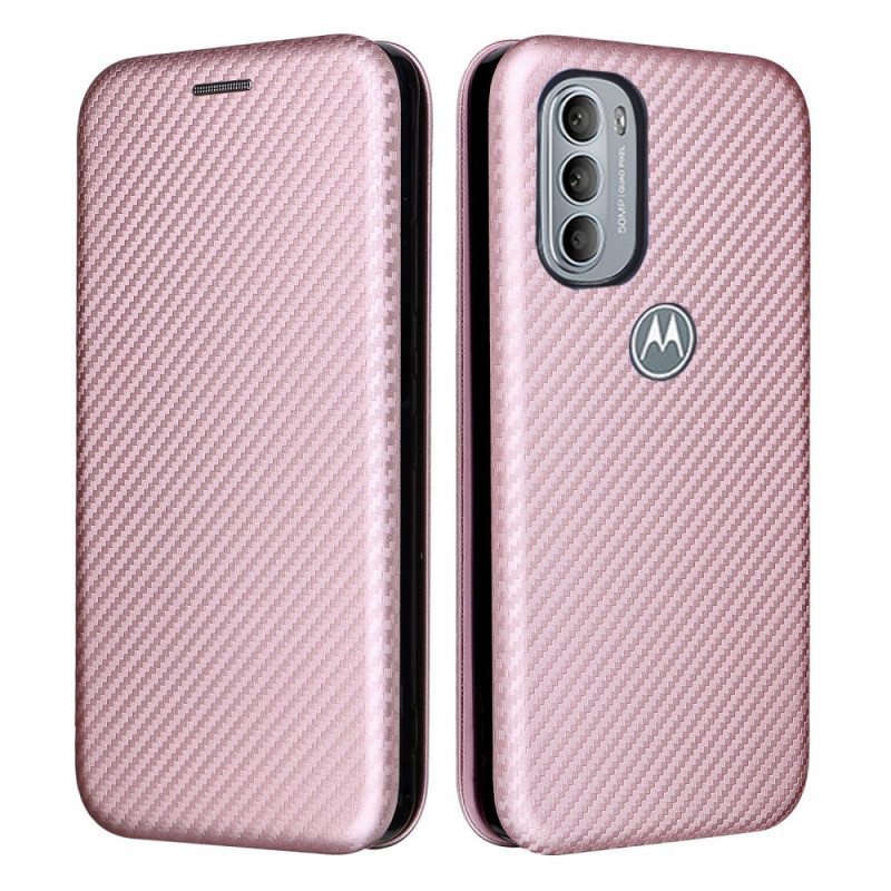 Puhelinkuoret Moto G41 / G31 Kotelot Flip Silikoni Hiili