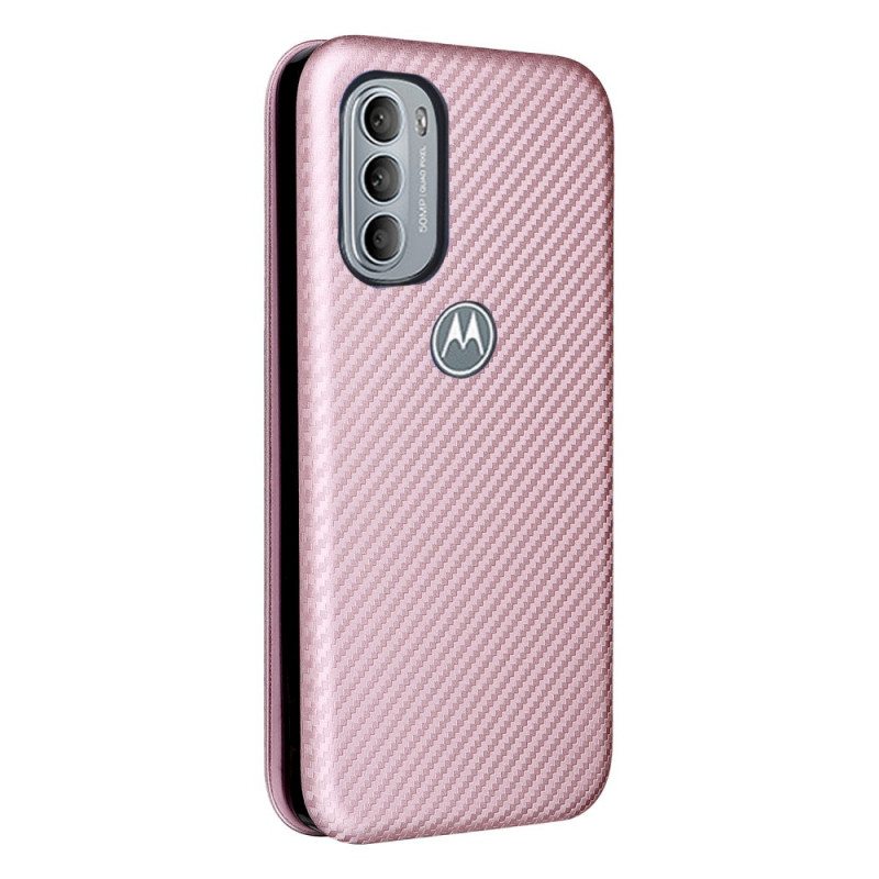 Puhelinkuoret Moto G41 / G31 Kotelot Flip Silikoni Hiili