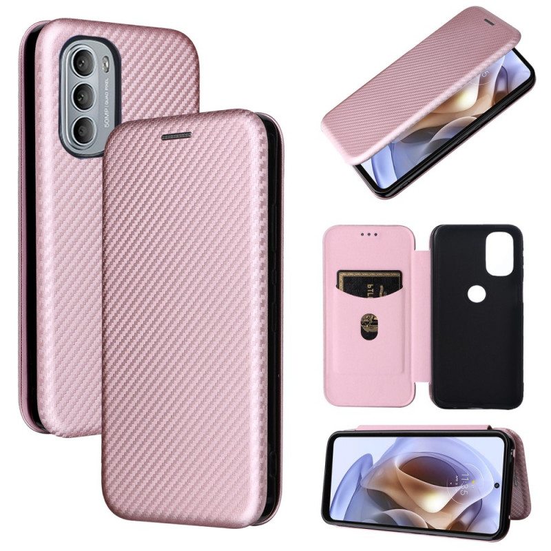 Puhelinkuoret Moto G41 / G31 Kotelot Flip Silikoni Hiili