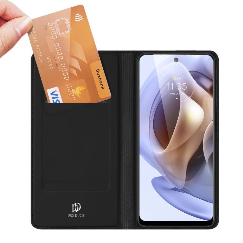 Puhelinkuoret Moto G41 / G31 Kotelot Flip Skin Pro Dux Ducis