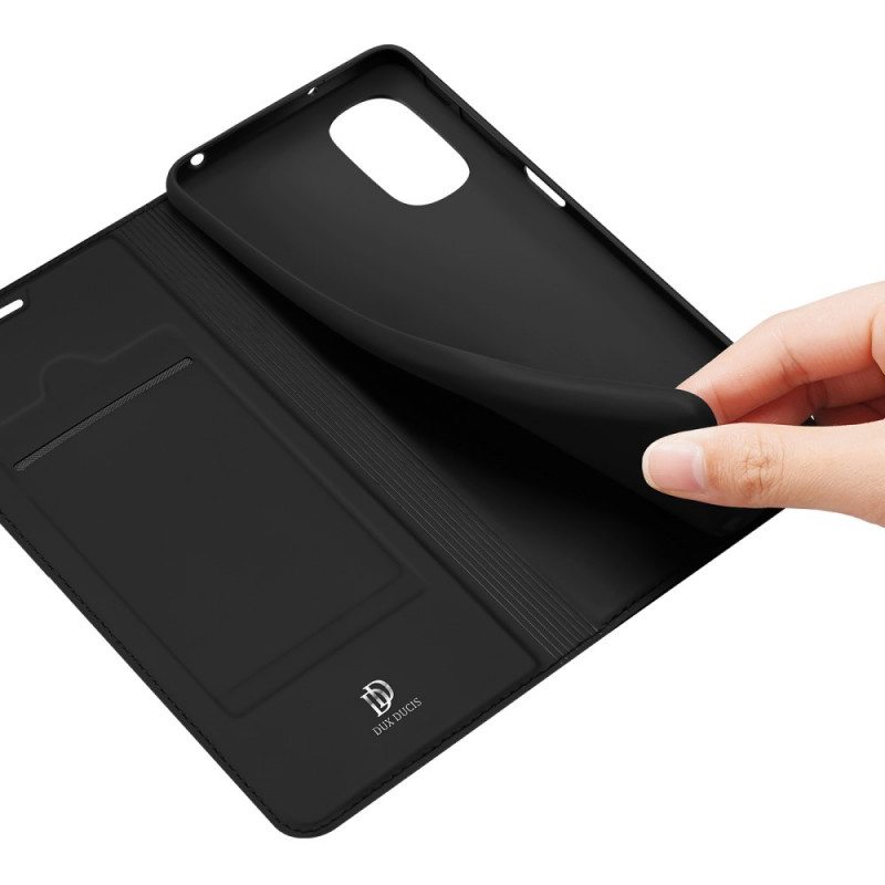 Puhelinkuoret Moto G41 / G31 Kotelot Flip Skin Pro Dux Ducis