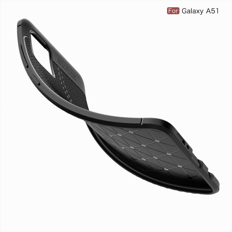 Kuori Samsung Galaxy A51 Kaksilinjainen Litsi-nahkaefekti