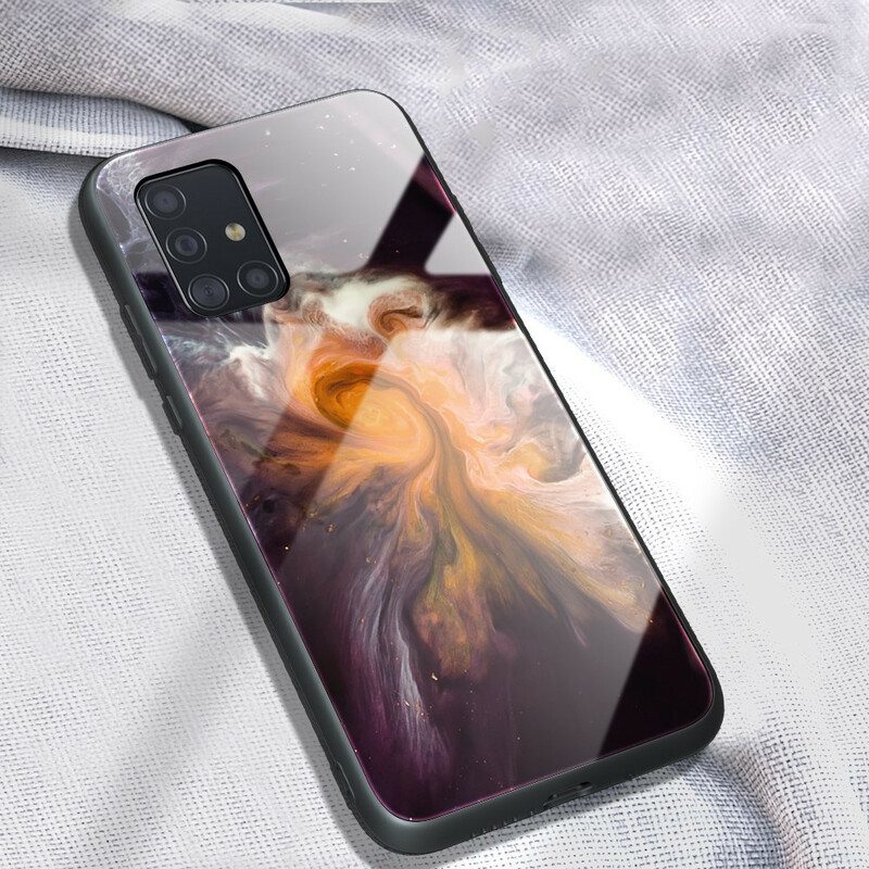 Kuori Samsung Galaxy A51 Marmorivärit Karkaistu Lasi