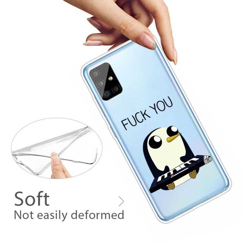 Kuori Samsung Galaxy A51 Pingviini Vittu Sinua