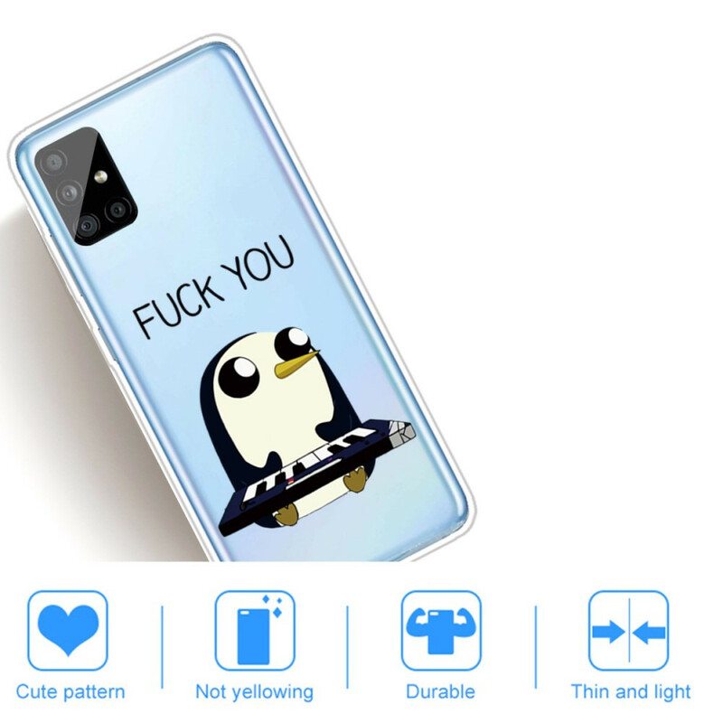 Kuori Samsung Galaxy A51 Pingviini Vittu Sinua