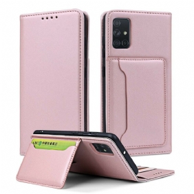 Puhelinkuoret Samsung Galaxy A51 Kotelot Flip Korttipidikkeen Teline